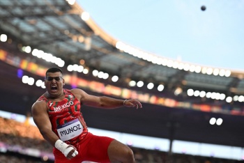 Uziel Mu&ntilde;oz busca hacer historia en lanzamiento de bala en los juegos ol&iacute;mpicos de Par&iacute;s ar&iacute;s