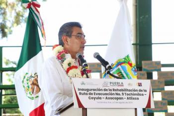 Inauguran obras de movilidad en Tochimilco y Acteopan
