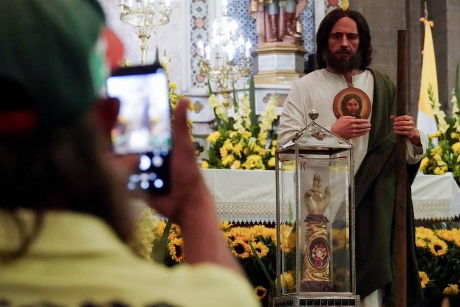 Reliquias de San Judas Tadeo recorrerán más de 20 templos en el Estado de México