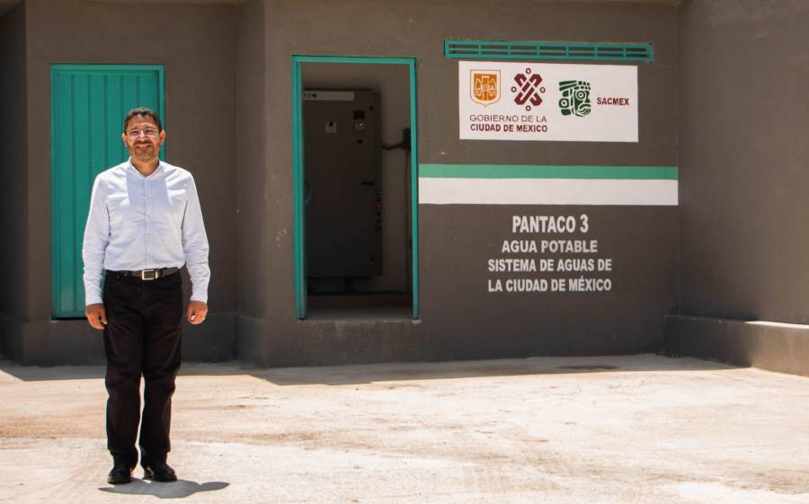 Inaugura Martí Batres pozo rehabilitado en Xochimilco