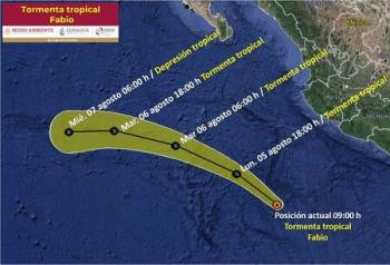 Se forma la tormenta tropical 