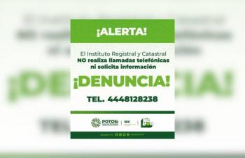 Advertencia del Instituto Registral y Catastral ante Fraudes Telef&oacute;nicos