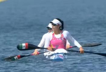 Mexicanas Karina Alanís y Beatriz Briones avanzan a semifinales en canotaje
