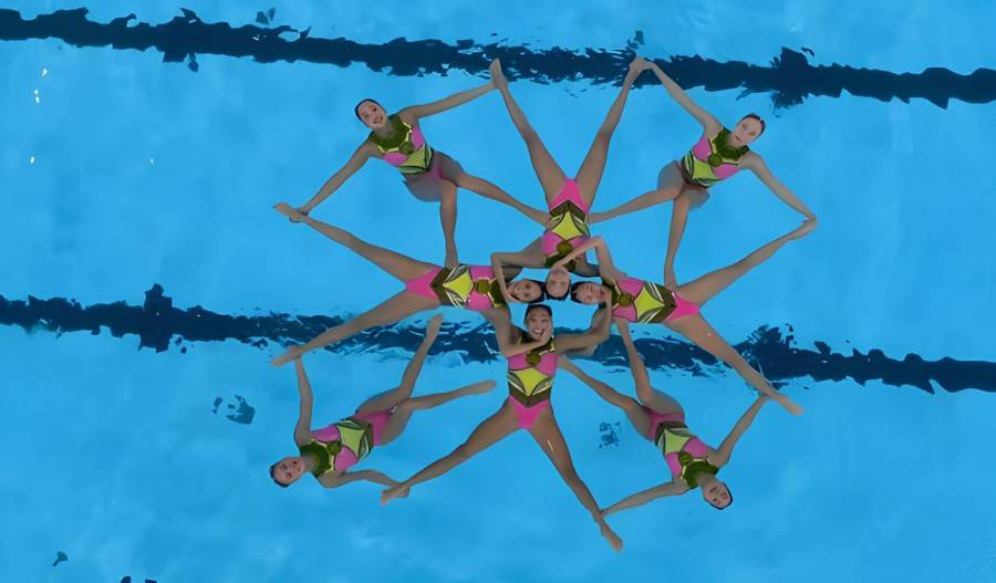 Equipo de natación artística, séptimo lugar en la competencia por equipos de París 2024