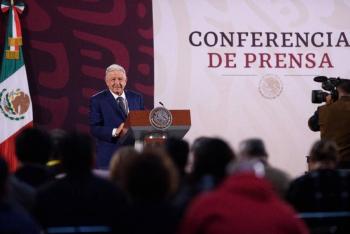 AMLO dice no saber sobre enfrentamiento entre taxistas en San Luis, pero s&iacute; de conflicto con heridos en el Istmo por acarreo de material para carretera