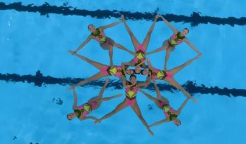 Equipo de nataci&oacute;n art&iacute;stica, s&eacute;ptimo lugar en la competencia por equipos de Par&iacute;s 2024