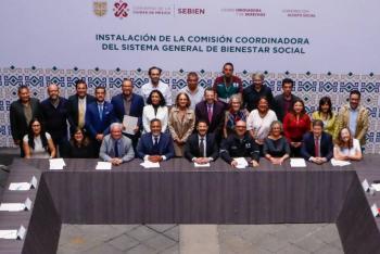 Instala Mart&iacute; Batres Comisi&oacute;n Coordinadora del Sistema General de Bienestar Social