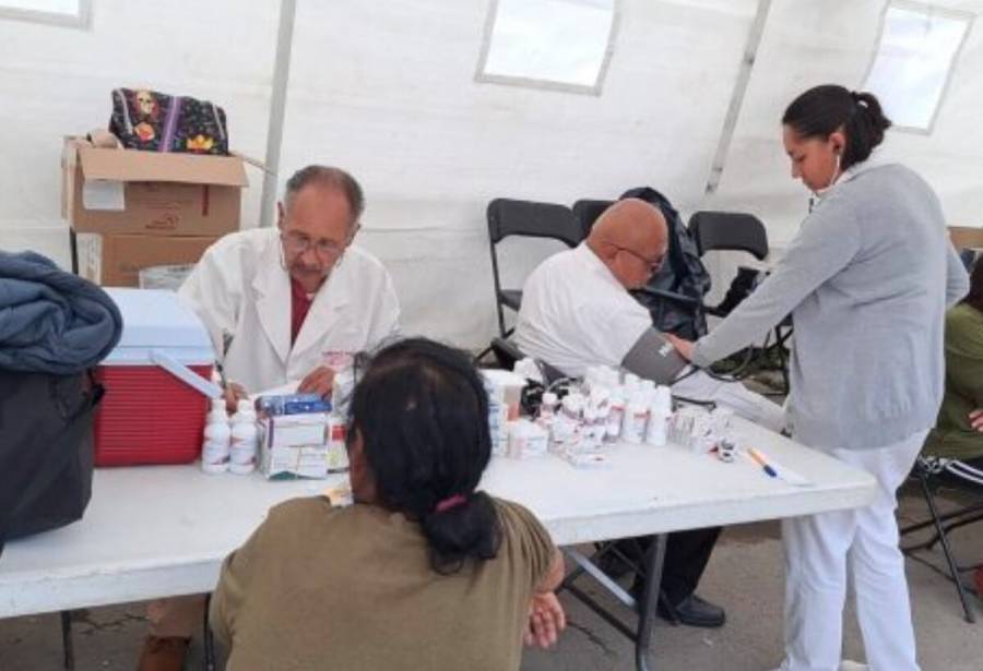 Activan brigadas médicas para atender a la población afectada por lluvias en Chalco