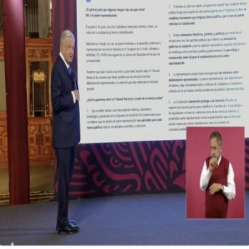 AMLO califica de falsa la supuesta sobrerrepresentaci&oacute;n legislativa; “no quieren reformas”, dice