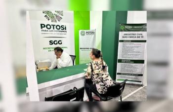 Registro Civil Ofrece Servicios en la Feria Nacional Potosina
