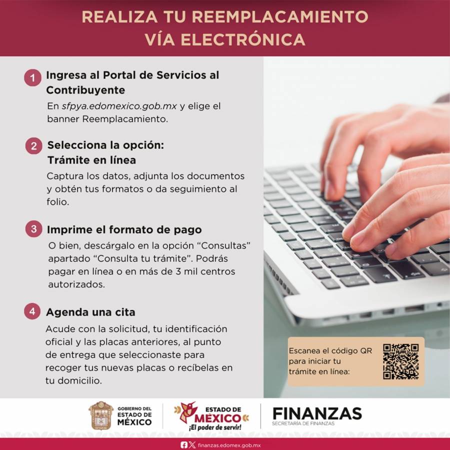 Invitan realizar el reemplacamiento vehicular v&iacute;a electr&oacute;nica
