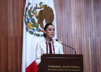 INE felicita a Sheinbaum tras ser declarada como presidenta electa