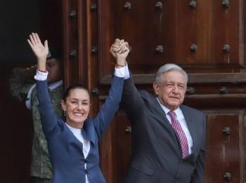 “Claudia es una giganta y eso me tiene muy contento”: AMLO