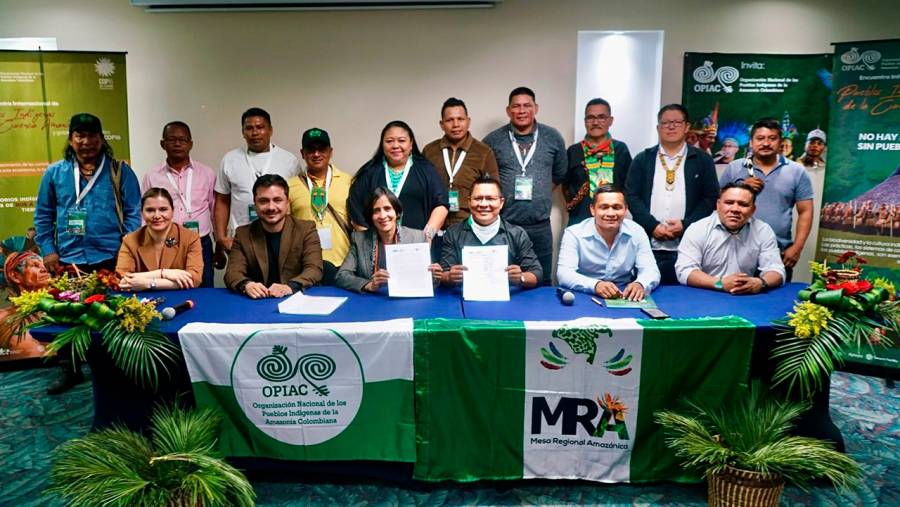 Gobierno y pueblos indígenas firman pacto por la conservación de la biodiversidad en la Amazonía rumbo a la COP16