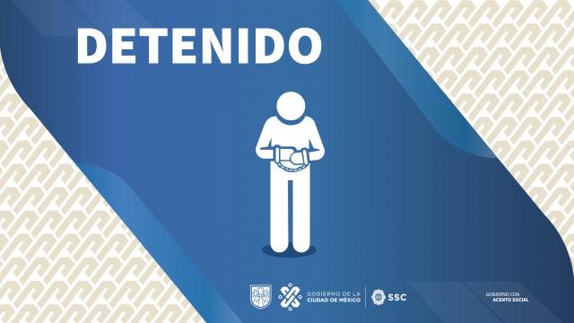 Detienen a hombre por agredir a su pareja en la alcaldía Álvaro Obregón