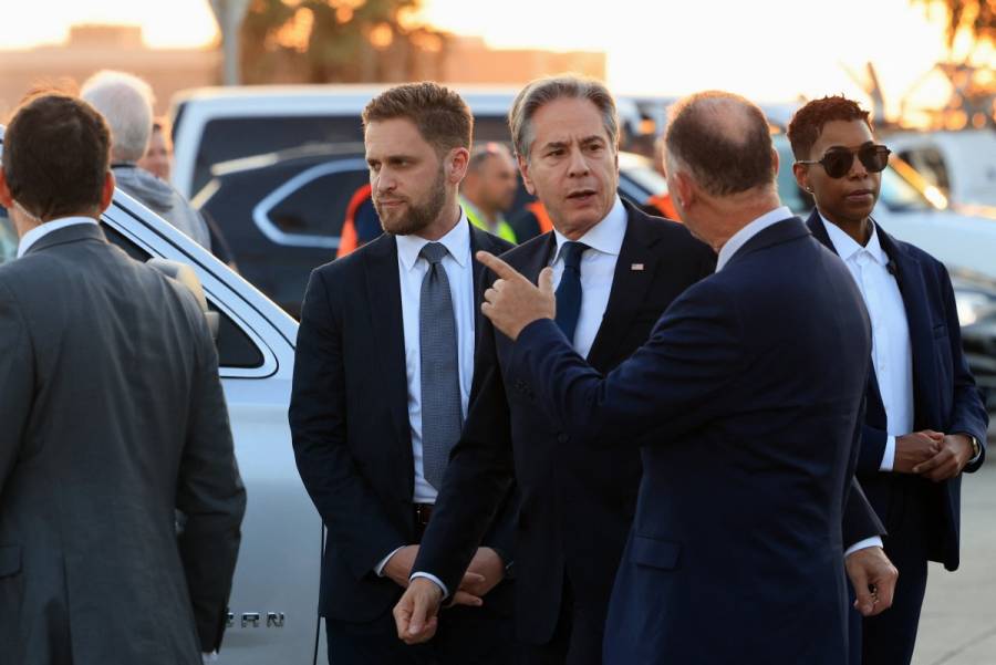 Blinken llega a Israel y Netanyahu pide presionar a Ham&aacute;s para lograr una tregua en Gaza