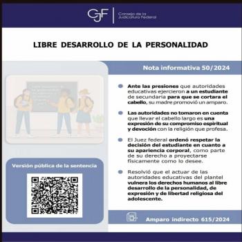 Juez ordena a secundaria a permitir uso de pelo largo a alumno