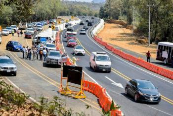 ¡Toma precauciones! Anuncian cierre total en la autopista Tepoztl&aacute;n-Cuernavaca