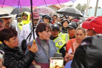 “Todo el apoyo a las familias de Chalco” instruye Delfina G&oacute;mez