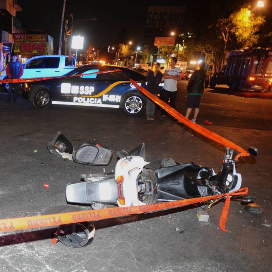 Motociclista fallece en la alcaldía Gustavo A. Madero