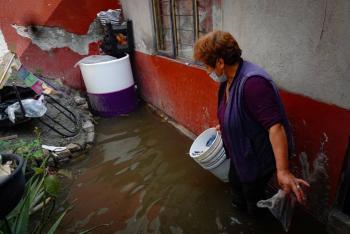 Problema estructural, de fondo, inundaci&oacute;n en Chalco: AMLO