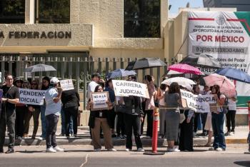 Paran ocho entidades del Poder Judicial en protesta por reforma