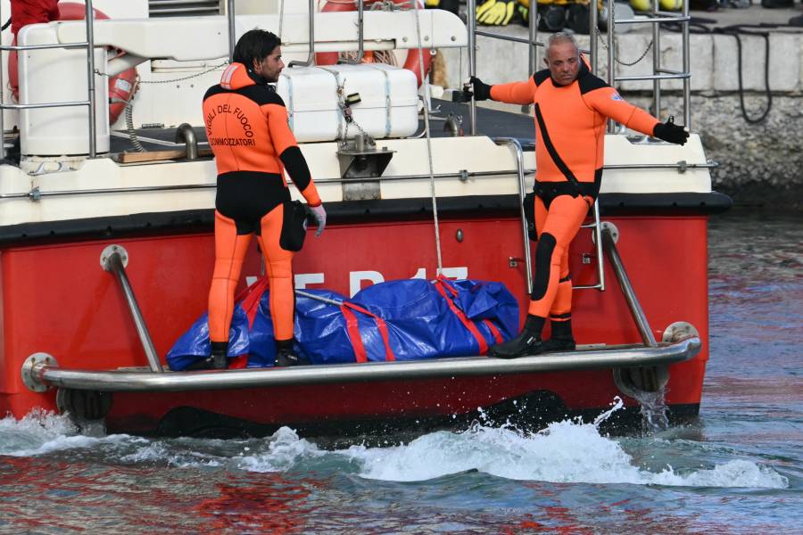 Hallan otros cinco cuerpos tras el naufragio del yate Bayesian