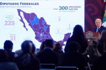 AMLO dice que el pueblo conf&iacute;a en Morena y empresarios deben respetar asignaci&oacute;n de curules: AMLO