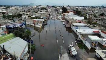 Sin tregua clim&aacute;tica, Edomex refuerza apoyo en Chalco por fuertes lluvias
