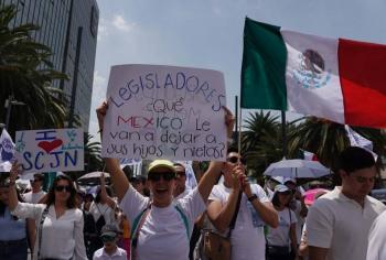 Protestas nacionales contra la Reforma Judicial movilizan a Trabajadores del PJF