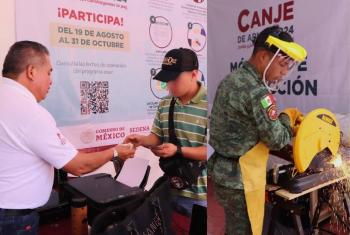 Recolecta Edomex m&aacute;s de 500 artefactos en primera semana de Canje de Armas