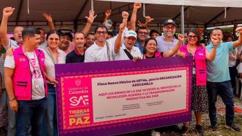 SAE entrega cinco fincas a 300 campesinos en C&oacute;rdoba para impulsar la econom&iacute;a popular