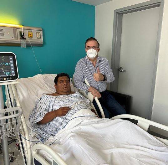 Marcelo Ebrard celebra en Instagram la recuperación de Ángel Domínguez, su compañero en 