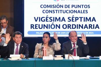 Comisi&oacute;n de Puntos Constitucionales aprueba en lo general reforma al Poder Judicial Federal