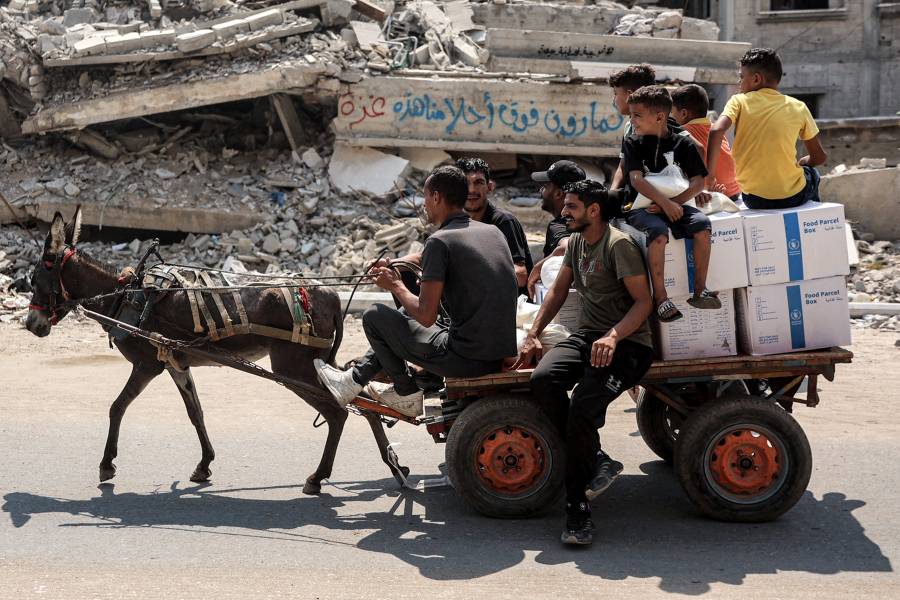 La guerra en Gaza obliga a trabajar a los niños, que olvidaron lo que es jugar