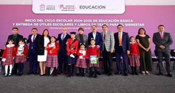 Arranca Delfina G&oacute;mez el ciclo escolar 2024-2025 con entrega de Libros de Texto Gratuitos y &Uacute;tiles Escolares para el Bienestar
