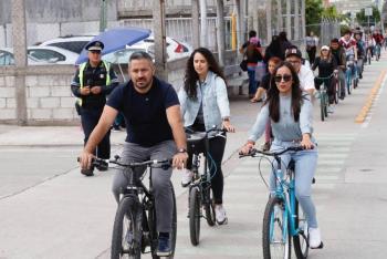 Ayuntamiento de Puebla ha dado mantenimiento a10.1 km de ciclov&iacute;as en 2024