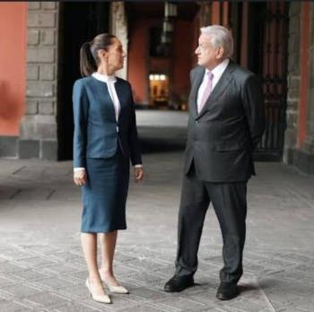 AMLO niega que Sheinbaum quiera retrasar Reforma Judicial; “manipulan y quieren vernos pelear”