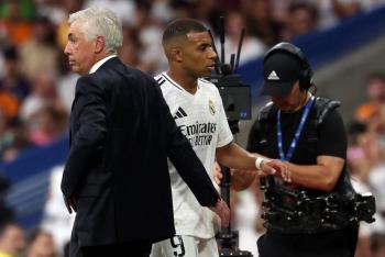 Ancelotti asegura que no hay preocupaci&oacute;n por falta de gol de Mbapp&eacute;