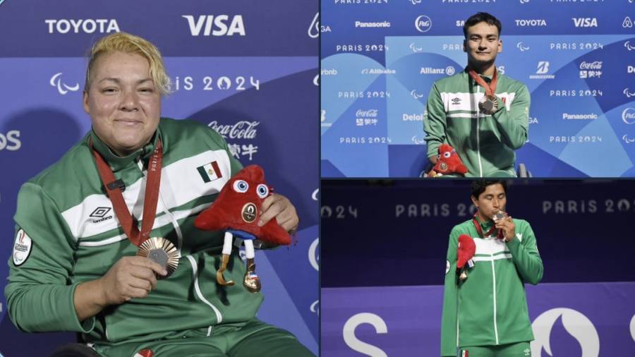 México suma tres bronces en segunda jornada de los Juegos Paralímpicos París 2024