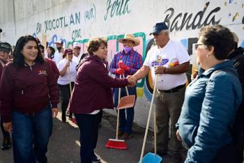Delfina G&oacute;mez inicia campa&ntilde;a “Limpiemos EdoM&eacute;x”