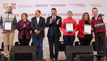Concluye Mart&iacute; Batres entrega de cr&eacute;ditos FONDESO