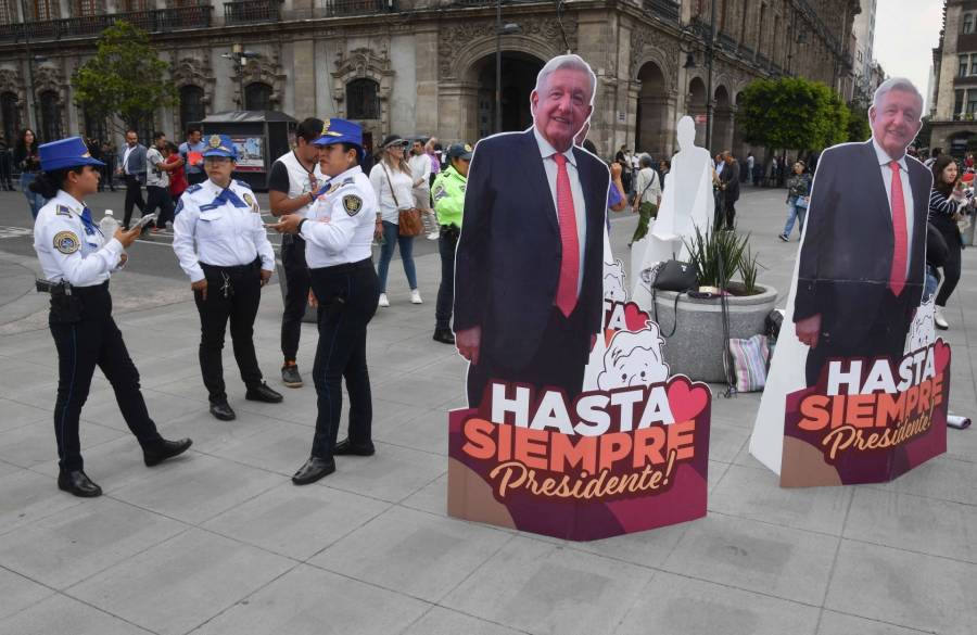 Alternativas viales por sexto informe de AMLO en el Zócalo