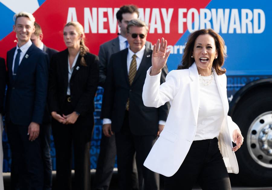 Candidata Harris dice que Trump 