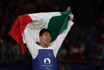 Luis Mario N&aacute;jera gana la medalla de plata para M&eacute;xico en para taekwondo de Par&iacute;s 2024
