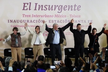 Delfina G&oacute;mez inaugura estaci&oacute;n Santa Fe del Tren Interurbano, fortaleciendo la conexi&oacute;n entre CDMX y Edomex