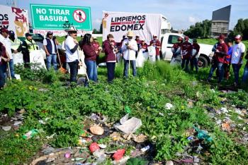 Arranca Delfina G&oacute;mez campa&ntilde;a “Limpiemos EdoM&eacute;x” de manera simult&aacute;nea en los 125 municipios
