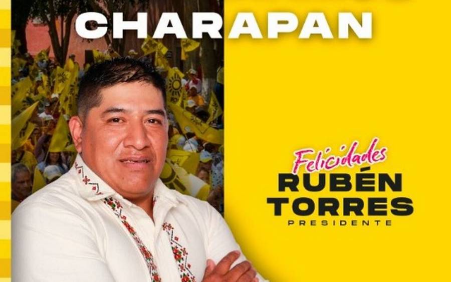 Tribunal Electoral declara inelegible a Rubén Torres García para presidencia municipal de Charapan por fraude a la ley