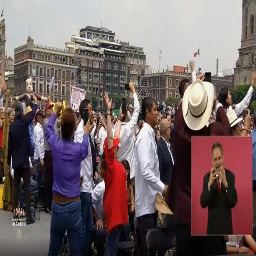 AMLO hace consulta a mano alzada sobre reforma judicial; y manda mensaje a EU: su democracia comenzó con elección de sus jueces