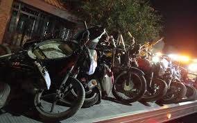 Recuperan ocho motocicletas robadas en operativo en Melchor Ocampo